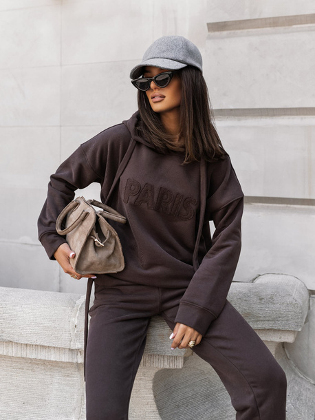 Bluza Paris czekoladowa