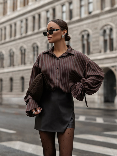 Koszula Zuna brązowa