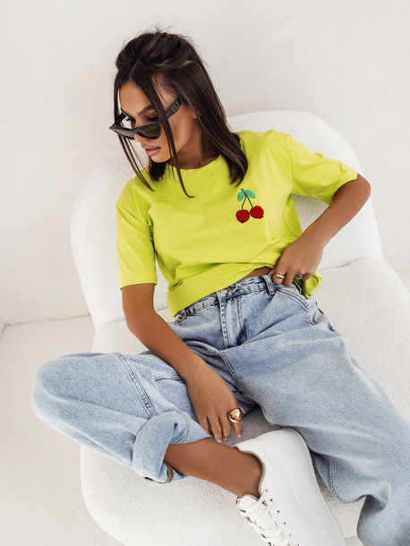 Tshirt Cherry limonka 