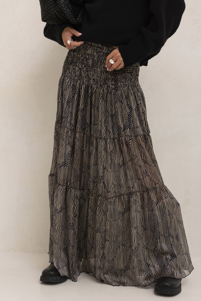 Spódnica Oxford szara