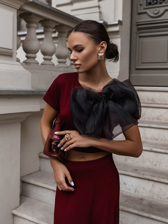 Tshirt Adele bordowy