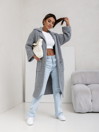 Sweter Ellie szary