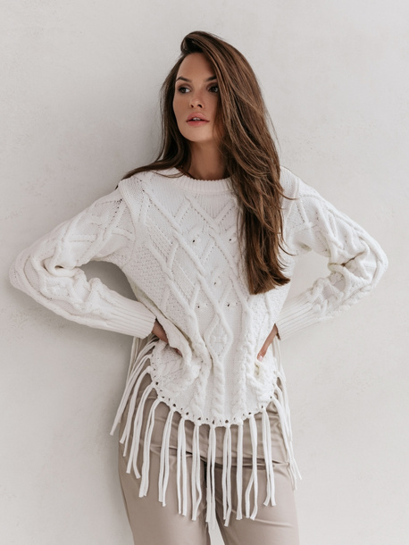 Sweter Lasso biały