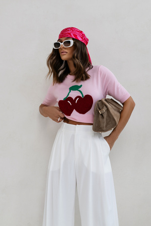 Sweter Cher różowy