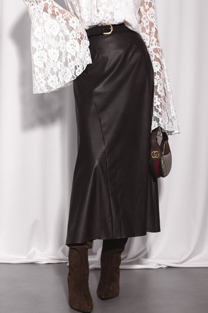 Spódnica Korra brązowa