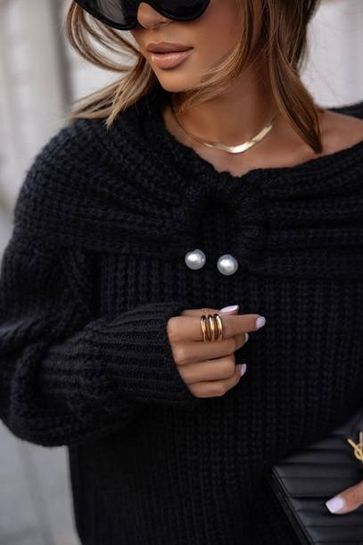 Sweter Ava czarny
