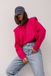 Sweter Malmo amarantowy