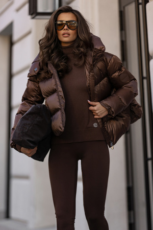 Kurtka Yuki czekoladowa