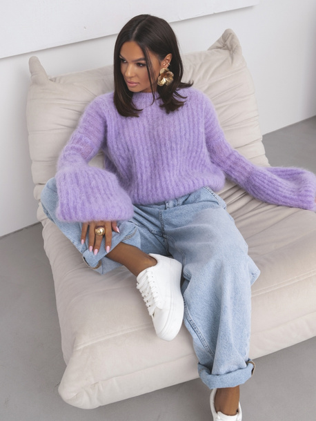 Sweter Premium Elara fioletowy