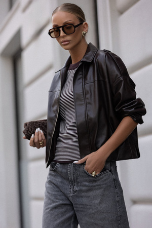 Kurtka Moka brązowa