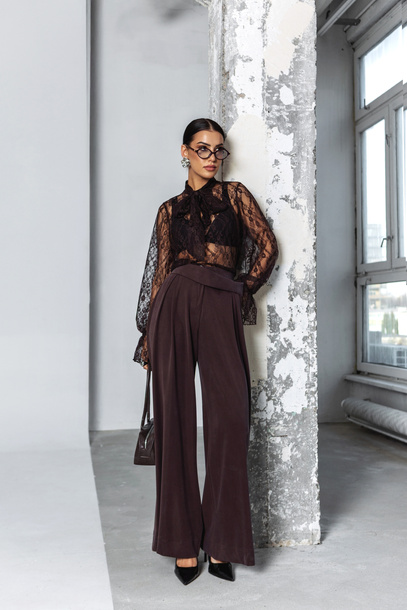 Koszula Flaria czekoladowa