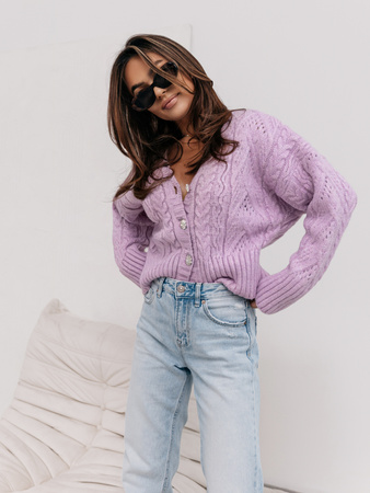 Kardigan Liam fioletowy
