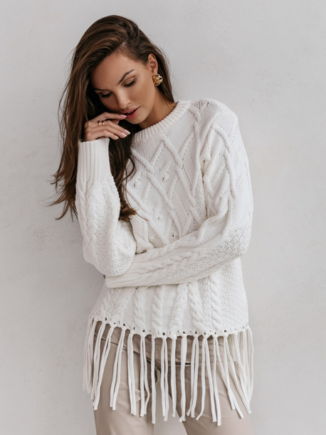 Sweter Lasso biały
