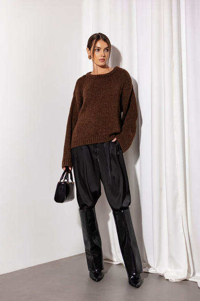 Sweter Alder czekoladowy