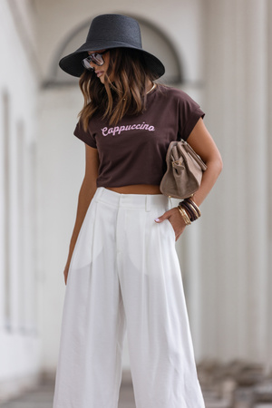 T-shirt Cappuccino brązowy