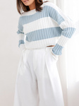 Sweter fiona niebieski