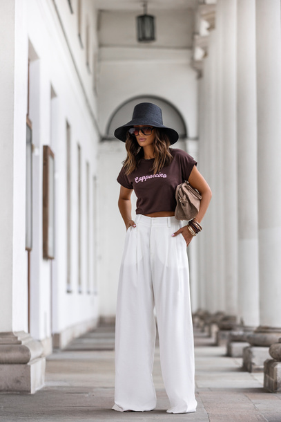 T-shirt Cappuccino brązowy